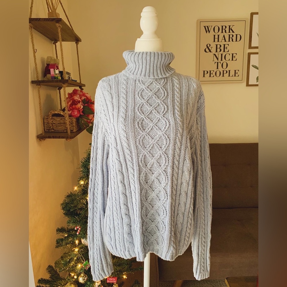 Vintage Baby Blue Sweater